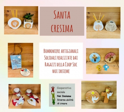 BOMBONIERE SANTA CRESIMA